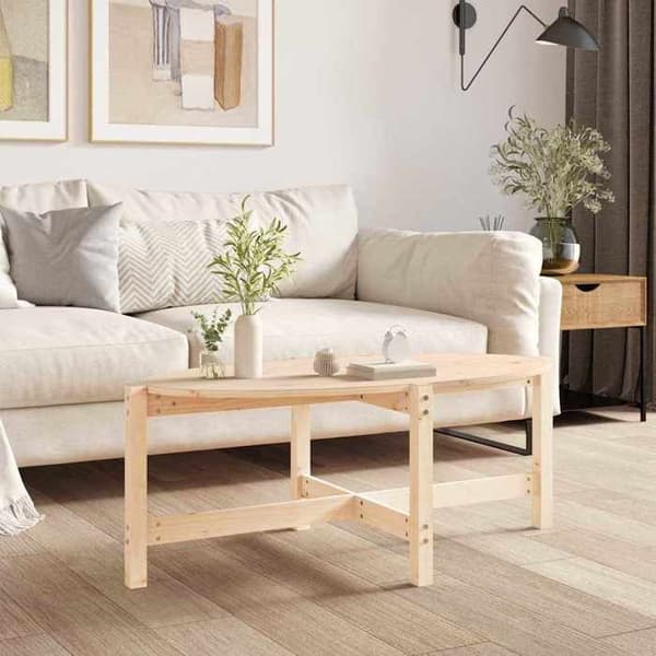 Bord - EKSKLUSIV HUS - 118 x 63 x 45 cm - Massivt fyrretræ - Rektangulær - Brun Ej specificerat