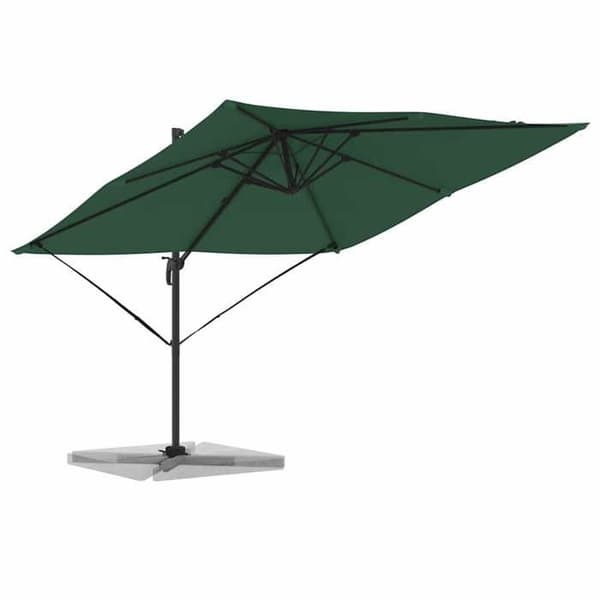 Maison Exclusive - Parasol Roma Grøn 286 x 284 x 265 cm Aluminium og polyester