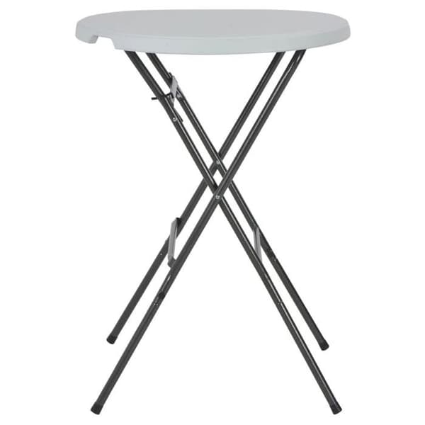 Maison Exclusive - Fällbar barbord Vit 80 x 110 cm PEHD