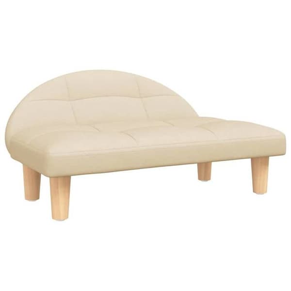 Maison Exclusive - Hundsäng crème 70x52x30 cm tyg Grädde
