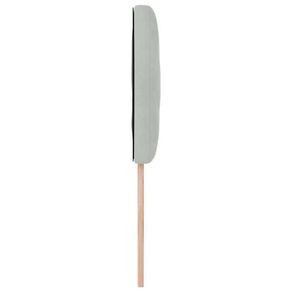 Maison Exclusive - LED Hovedgærde Lys Grå 90 cm Velour