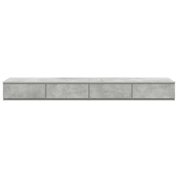 Maison Exclusive - Sengekasser Grå beton 140 x 36,5 x 16,5 cm