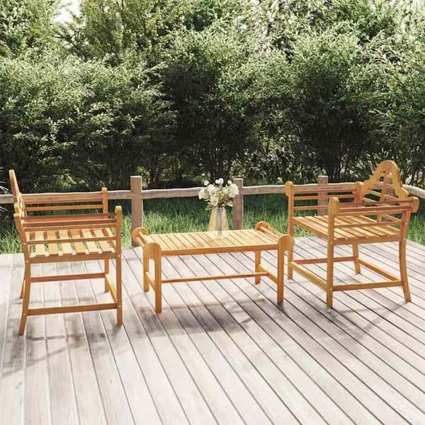 Maison Exclusive - Havestole sæt af 2 91x62x94 cm Solid teaktræ