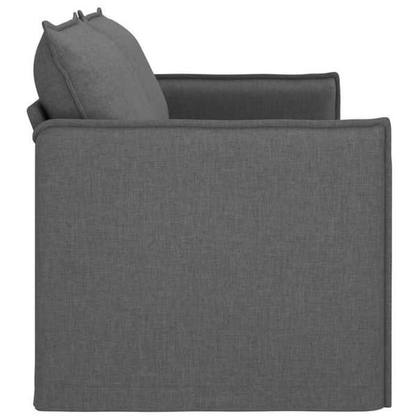 Maison Exclusive - Mörkgrå soffa 196 x 82 x 85 cm tyg Mörkgrå