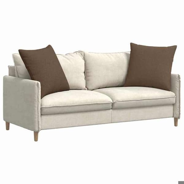 Maison Exclusive - Soffkuddar 2 st tyg Brun 60 x 60 cm brun