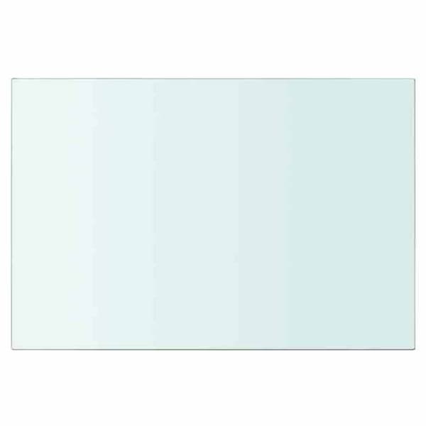 Maison Exclusive - Hyllpaneler 2 st Glas Transparent 30 x 15 cm Transparent