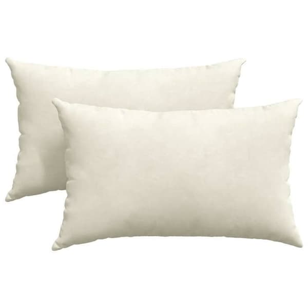 Soffkuddar - EXKLUSIVT HEM - Kordfluwel - Grädde - 50 x 30 cm - 2-pack Grädde
