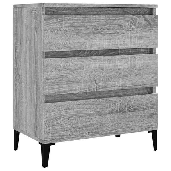 Maison Exclusive - Buffet Sonoma grå 60x35x70 cm Ingeniørtræ