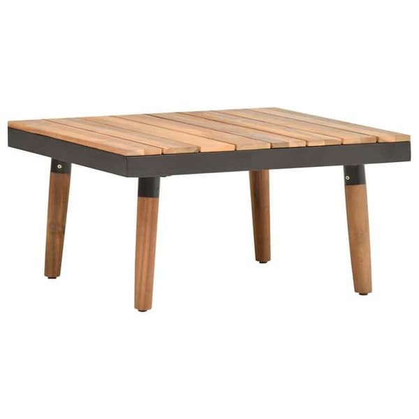 Maison Exclusive - Havegruppe 4 stk med puder i solid akacietræ
