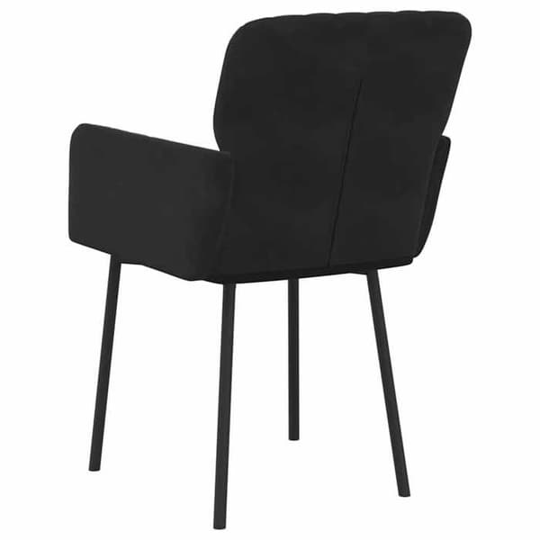 Maison Exclusive - Spisestole sæt af 2 Sort Velour