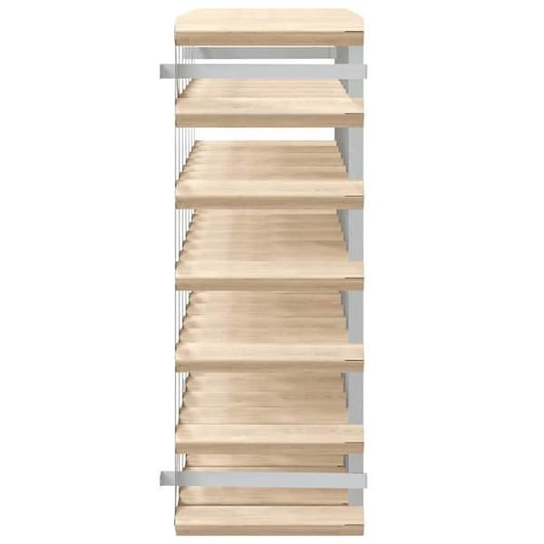 Maison Exclusive - Flaskställ 42 flaskor Solid Pinède