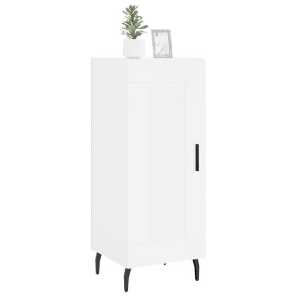 Maison Exclusive - Vit buffé 34,5x34x90 cm ingenjörsträ