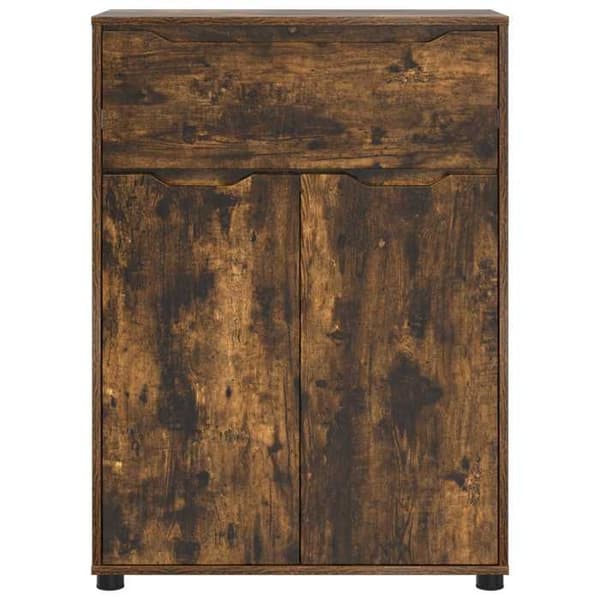 Maison Exclusive - Badeværelsesskab Røget eg 72,5 x 36,5 x 100 cm