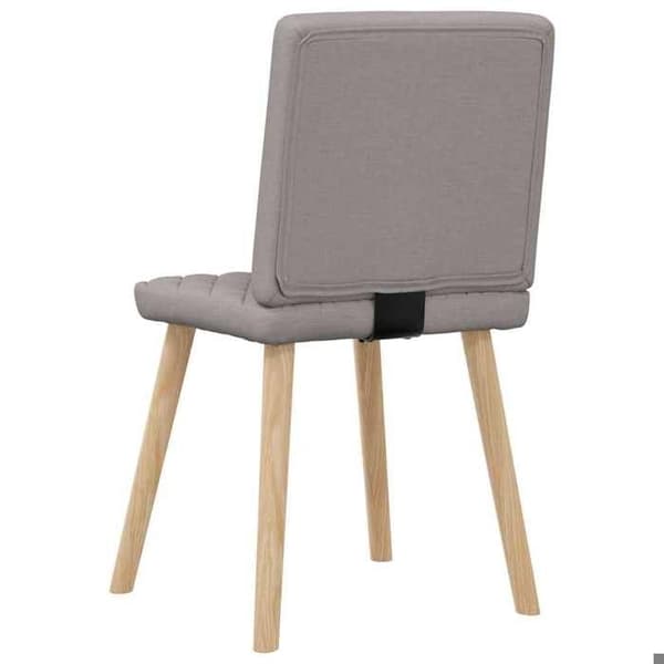 Maison Exclusive - Matstolar set om 4 taupe tyg