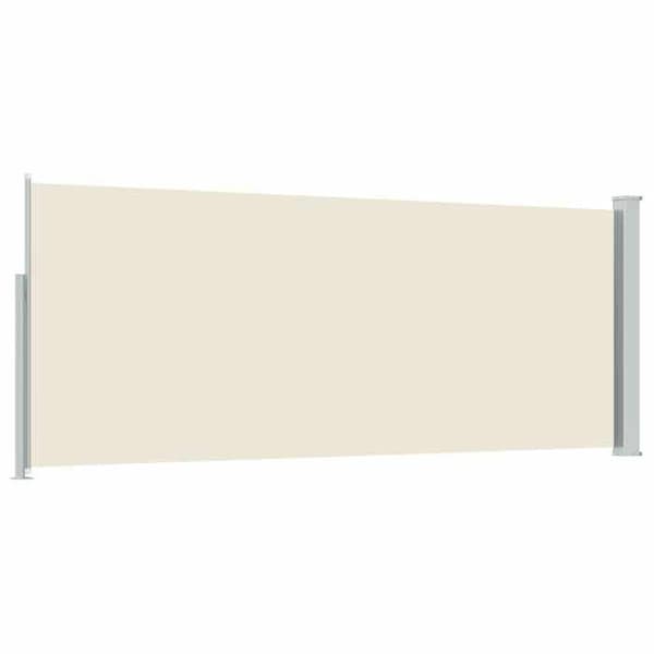 Maison Exclusive - Retractable side awning 117x314 cm Off-white