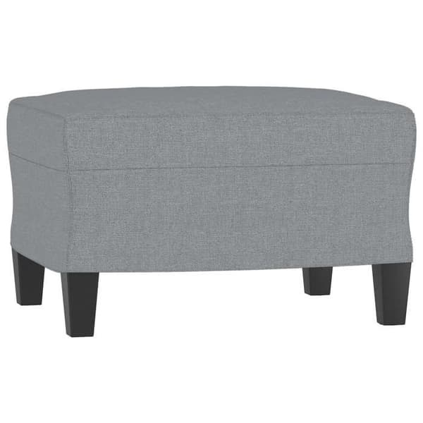 Maison Exclusive - 3-delad soffa i ljusgrått tyg
