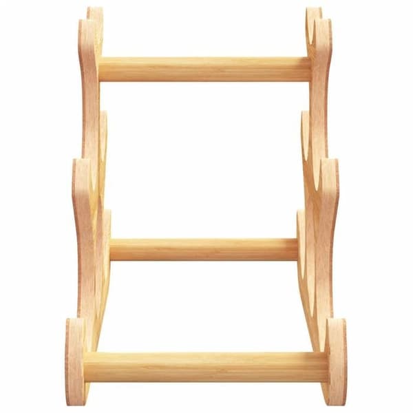 Maison Exclusive - Viinikaappi 6 pullolle 35x18x25,5 cm bambusta