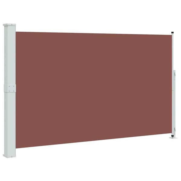 Maison Exclusive - Retractable sidotak för patio 180x314 cm Brun