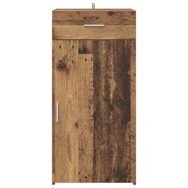 Buffet - EKSKLUSIVT HUS - 45×42,5×93 cm - Ingeniørtræ - Brun - Døre og skuffer