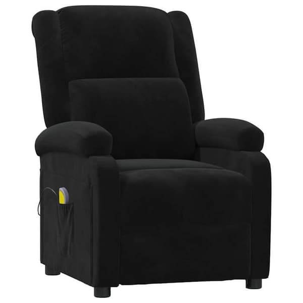 Maison Exclusive - Svart Sammet Massagefåtölj