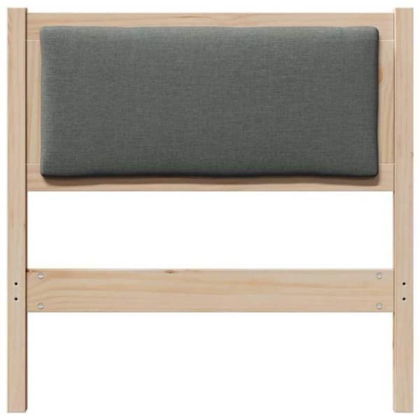 Hovedgærde - EKSKLUSIV HUS - Massivt fyrretræ - Bagpanel i lys grå spånplade - Mat finish Ljusgrå (bakpanel)