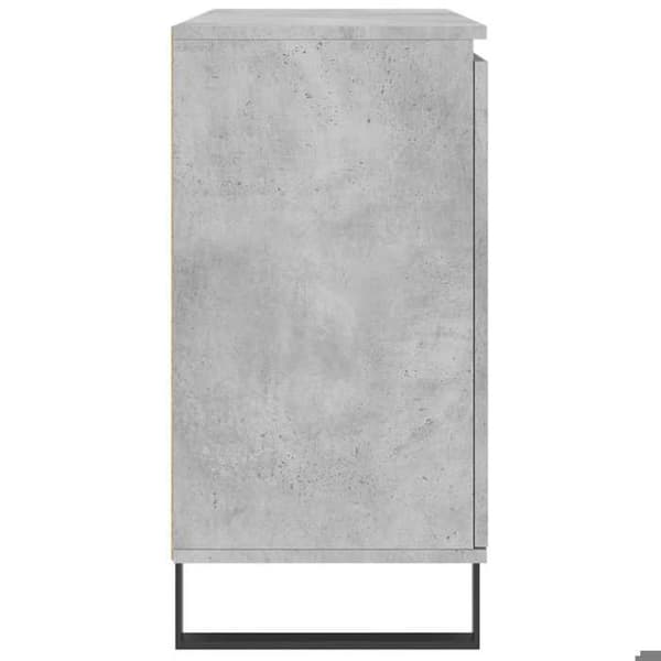 Maison Exclusive - Buffé grå betong 101,5x35x70 cm ingenjörsträ
