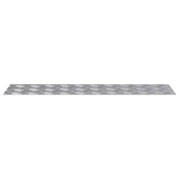 Maison Exclusive - Gåflade 2 stk 100 x 25 cm Sølv Aluminium Rektangulær