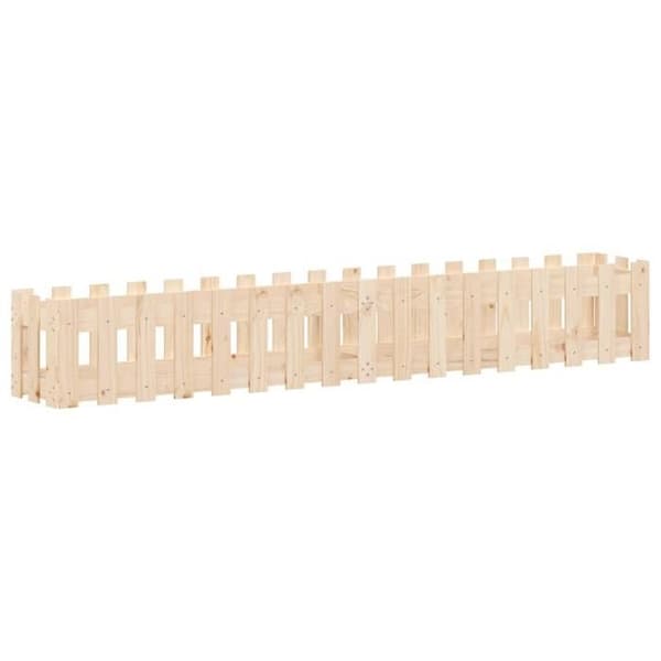Maison Exclusive - Design-korkea puutarhavuode 200x30x30cm massiivipuusta
