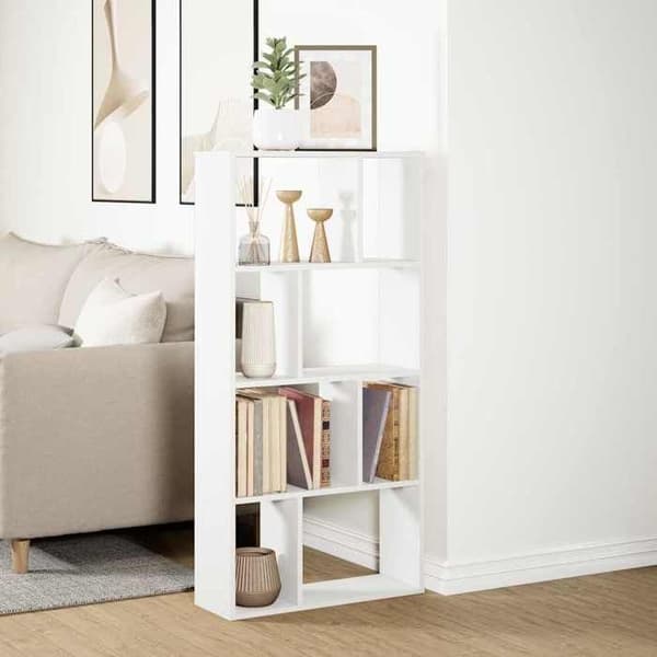 Maison Exclusive - Bibliotek Vit 60x20x120,5 cm Ingenjörsträ