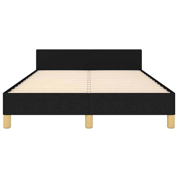 Maison Exclusive - Sengestel uden madras sort 120x200 cm stof