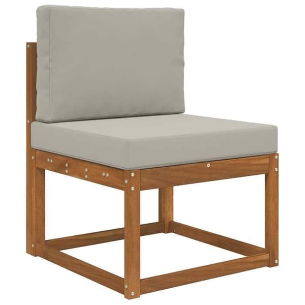 Maison Exclusive - Udendørs sofa pude Polyester Grå 60 x 60 cm Grå