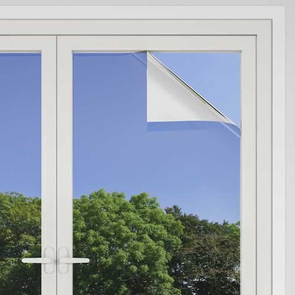 Maison Exclusive - Solfilm 5 stk. statisk reflekterende sølv PVC
