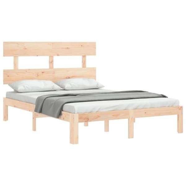 Maison Exclusive - Patja ilman runkoa 140x190 cm massiivipuusta