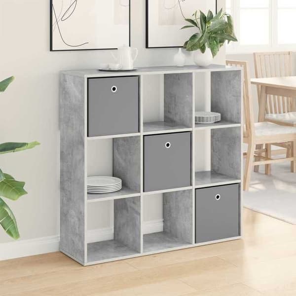 Maison Exclusive - Buffet Grå beton 102 x 31 x 99,5 cm
