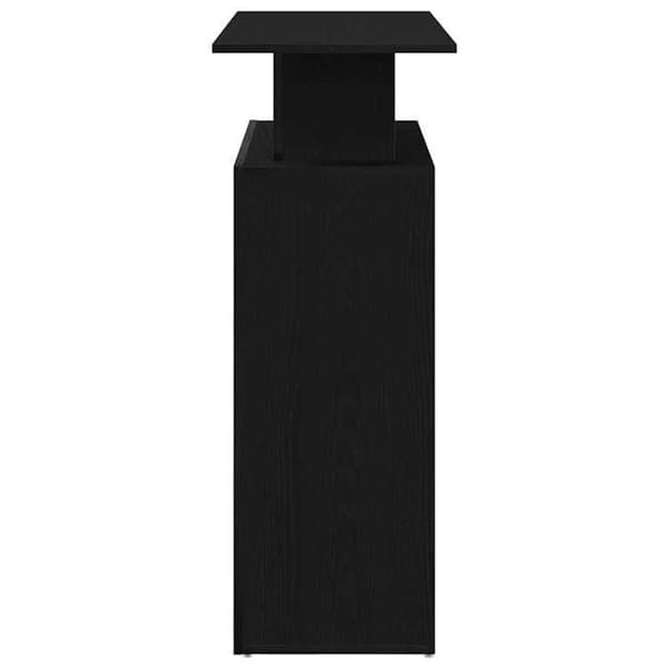Maison Exclusive - Sort receptionsbord 100x40x104 cm Ingeniørtræ
