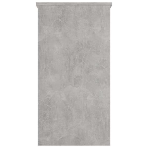 Maison Exclusive - Grå betongkontor 80x40x75 cm Ingenjörsträ