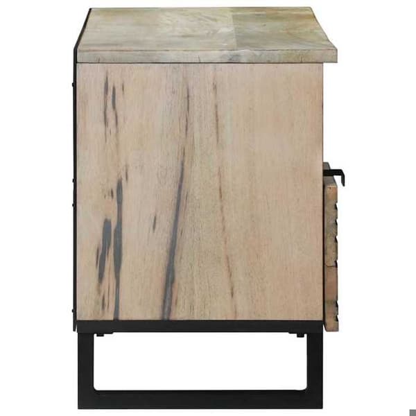 TV-möbel - EXKLUSIV HEM - 100 x 33 x 46 cm - Vit - Ingenjörsträ - Väggmontering Vit