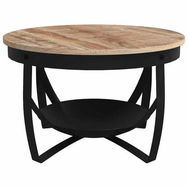 Maison Exclusive - Alustatabletti Ø68x43 cm Raaka mangopuu