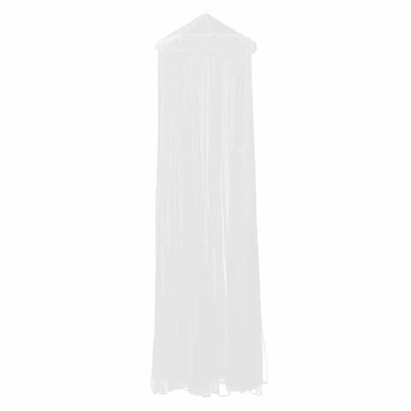 Myggenet - EKSKLUSIVT HUS - Rund 56x325x230 cm - 2 dele - 100% polyester - Fin mesh 156 mesh Vit