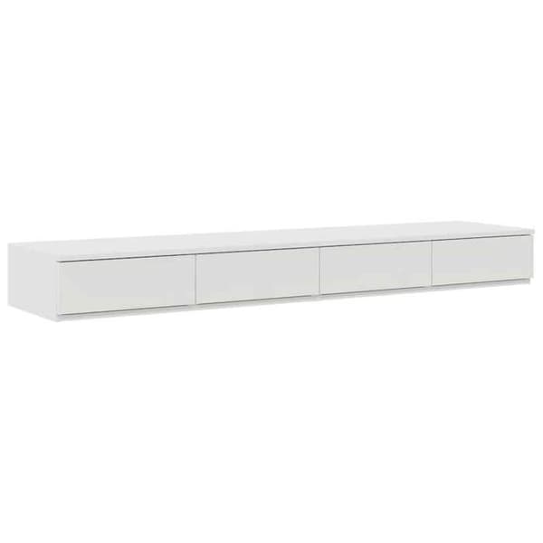 Maison Exclusive - Hvid sengeskuffe 135 x 36,5 x 16,5 cm Ingeniørtræ Vit
