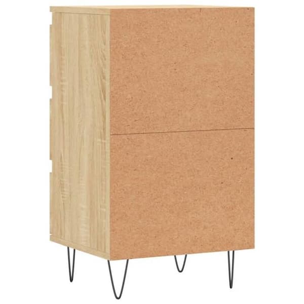 Maison Exclusive - Buffé ek sonoma 40x35x70 cm ingenjörsträ