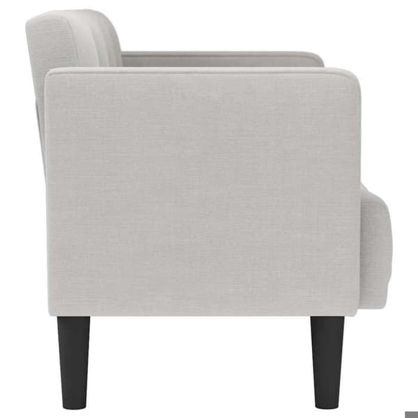 Maison Exclusive - Harmaa pilvikangas kahden hengen sohva 111 cm