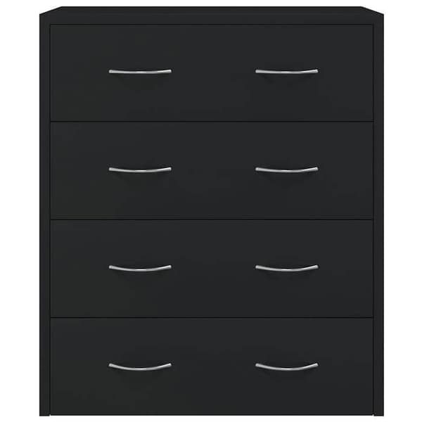 Maison Exclusive - Buffet 4 laatikolla 60x30,5x71 cm Musta Svart