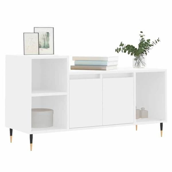Maison Exclusive - TV-möbel Vit 100x35x55 cm Ingenjörsträ Vit
