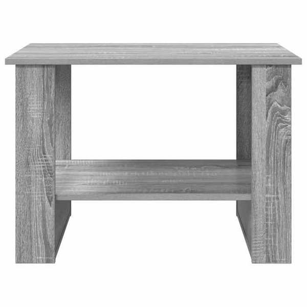 Bord - EKSKLUSIV HUS - Grå Sonoma 72x50x50 cm - Ingeniørtræ - Rektangulær - Hylder Gris Sonoma