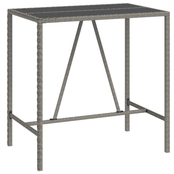 Havemøbel sæt - Maison Exclusive - Grå - Flettet harpik (poly rattan) - 5 dele