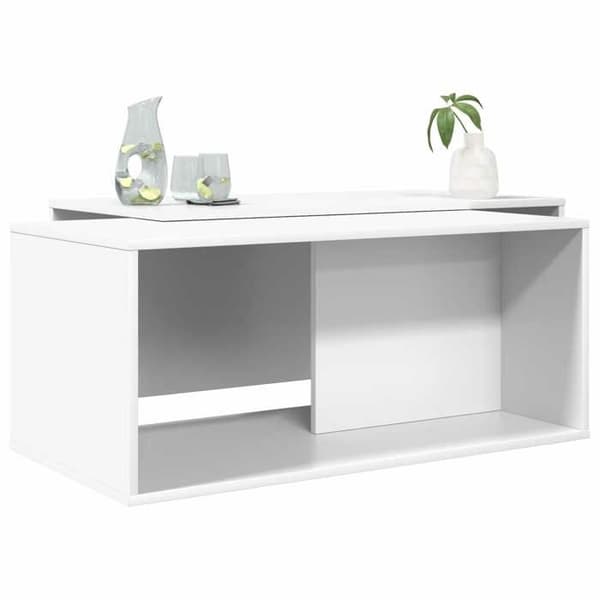Soffbord - EXKLUSIV HEM - Set 2 st - Vit - Ingenjörsträ - 90 x 48 x 40 cm Vit