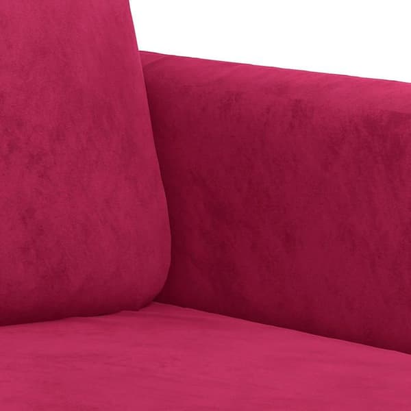 Maison Exclusive - 2-paikkainen sohva Bordeaux-punainen 120 cm Sametti