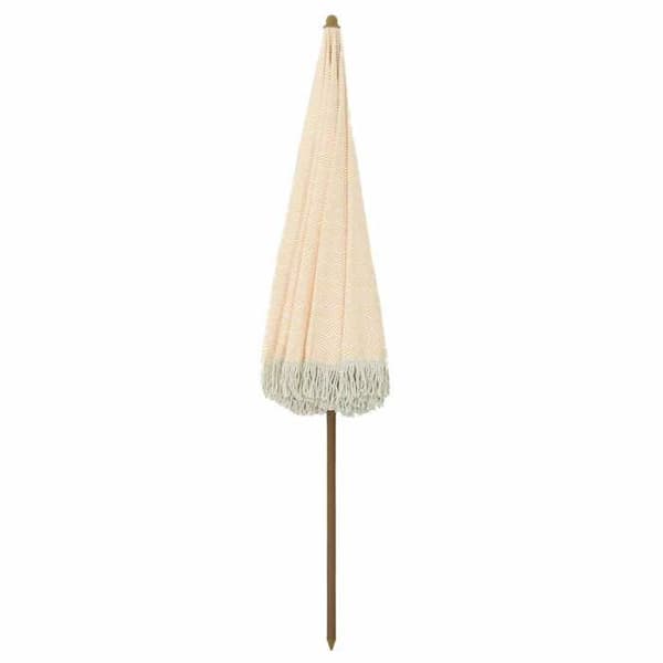 Maison Exclusive - Strandparasol 160 x 160 x 196 cm Polyester og Stål Rund