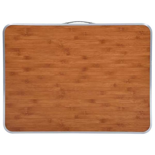 Maison Exclusive - Fällbord för camping med metallram 80x60 cm